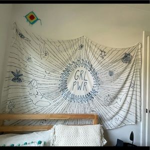 Urban outfitters GRL PWR tapestry